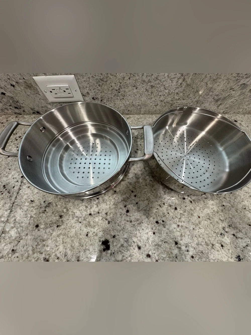 Stainless Steel Two-Piece Pasta/Steam Insert Set - Member’s Mark